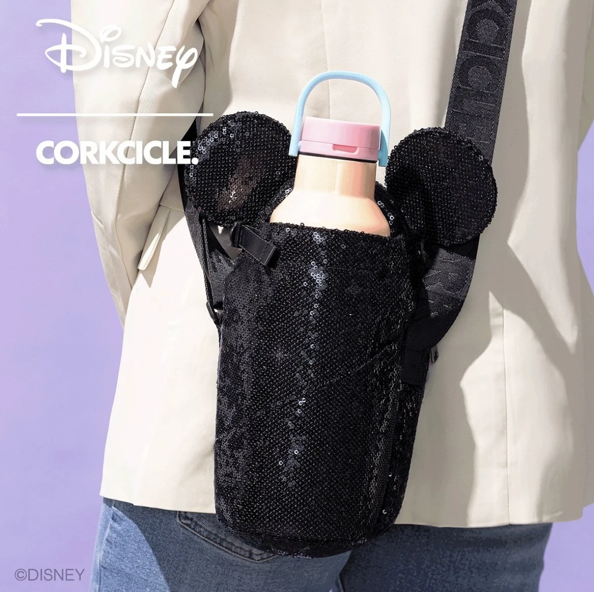 New Disney x Corkcicle Mickey Mouse Sequin Sling Bag — EXTRA MAGIC